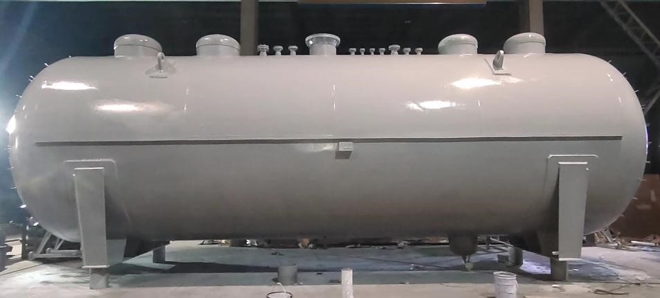 In January 2024, 12 large pressure vessel storage tanks of the